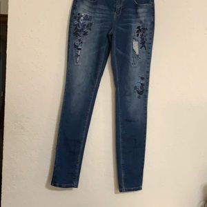 JW embroidered jeans